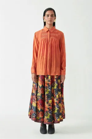 Payal Pratap   -   View with A Room  Gamal Smocking Shirt (2 Pcs)