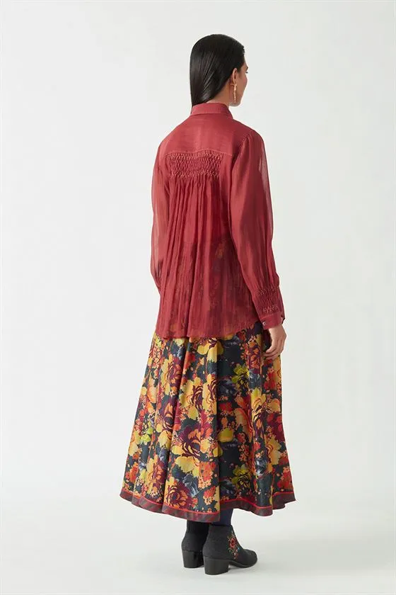 Payal Pratap   -   View with A Room  Savion smocking Shirt (2 Pcs)