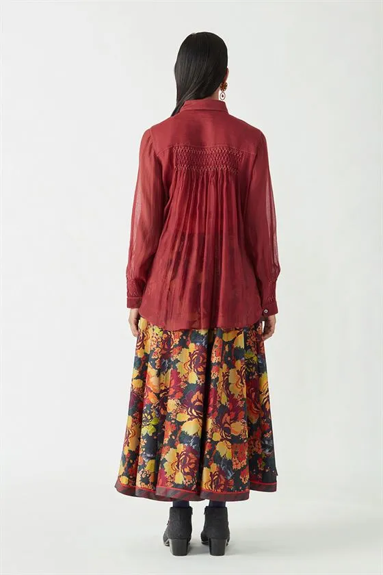 Payal Pratap   -   View with A Room  Savion smocking Shirt (2 Pcs)