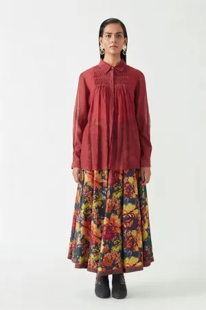 Payal Pratap   -   View with A Room  Savion smocking Shirt (2 Pcs)