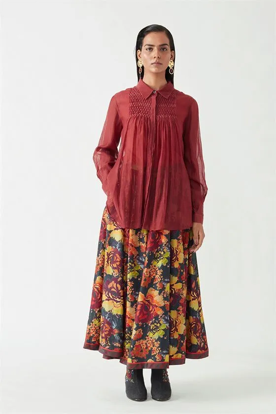 Payal Pratap   -   View with A Room  Savion smocking Shirt (2 Pcs)