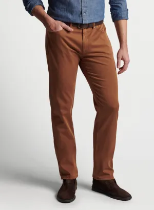 PETER MILLAR ULTIMATE SATEEN FIVE POCKET PANT - HAZELWOOD