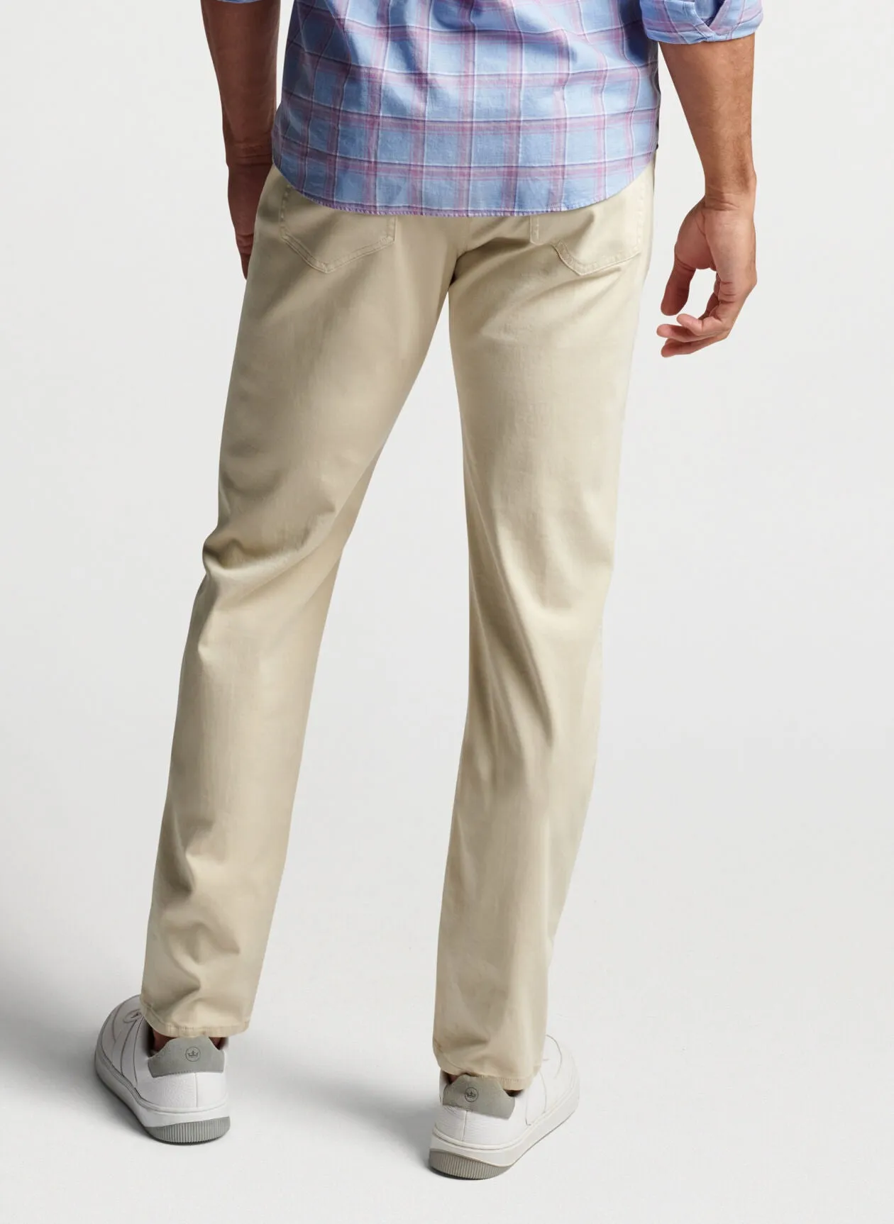 PETER MILLAR ULTIMATE SATEEN FIVE POCKET PANT - SAND