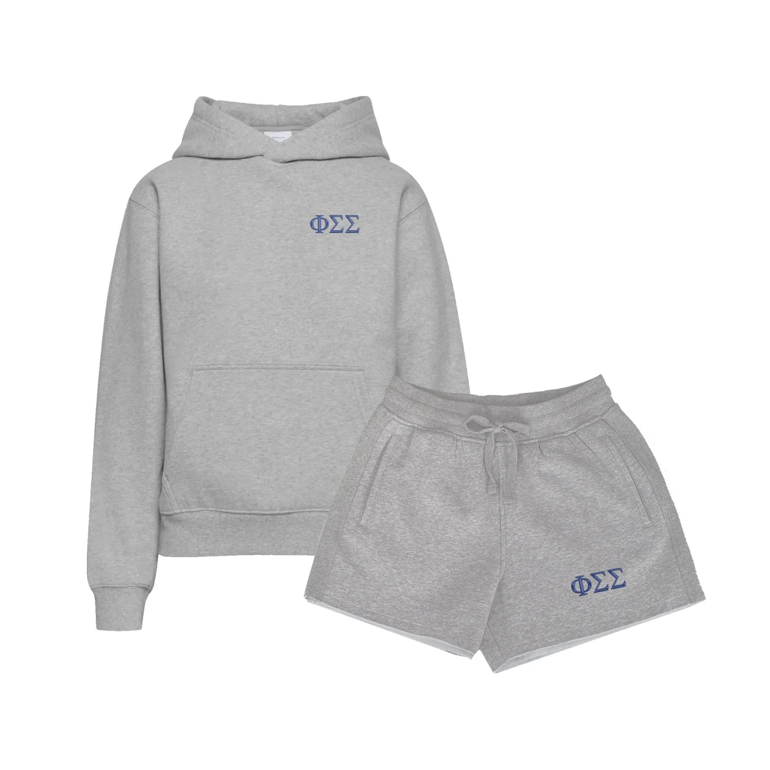 Phi Sigma Sigma Fave Fit Hoodie & Shorts Set