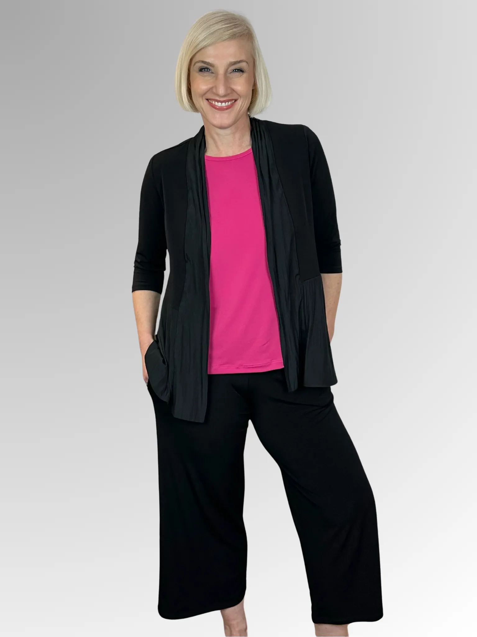 Philosophy ~ Black Jersey Culotte (72414)