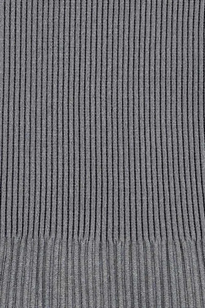 Plain Seamless Ribbed Nylon Bodysuit