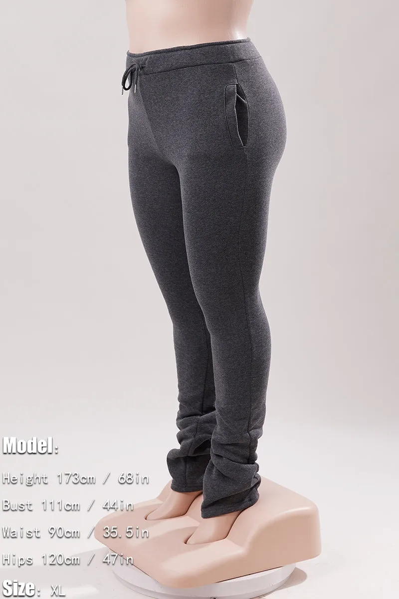 Pleated Bottom Sweatpants