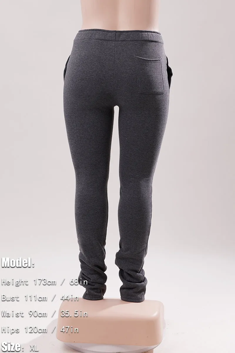 Pleated Bottom Sweatpants