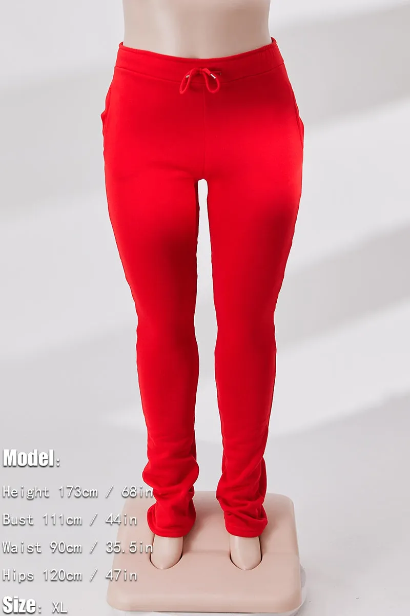 Pleated Bottom Sweatpants