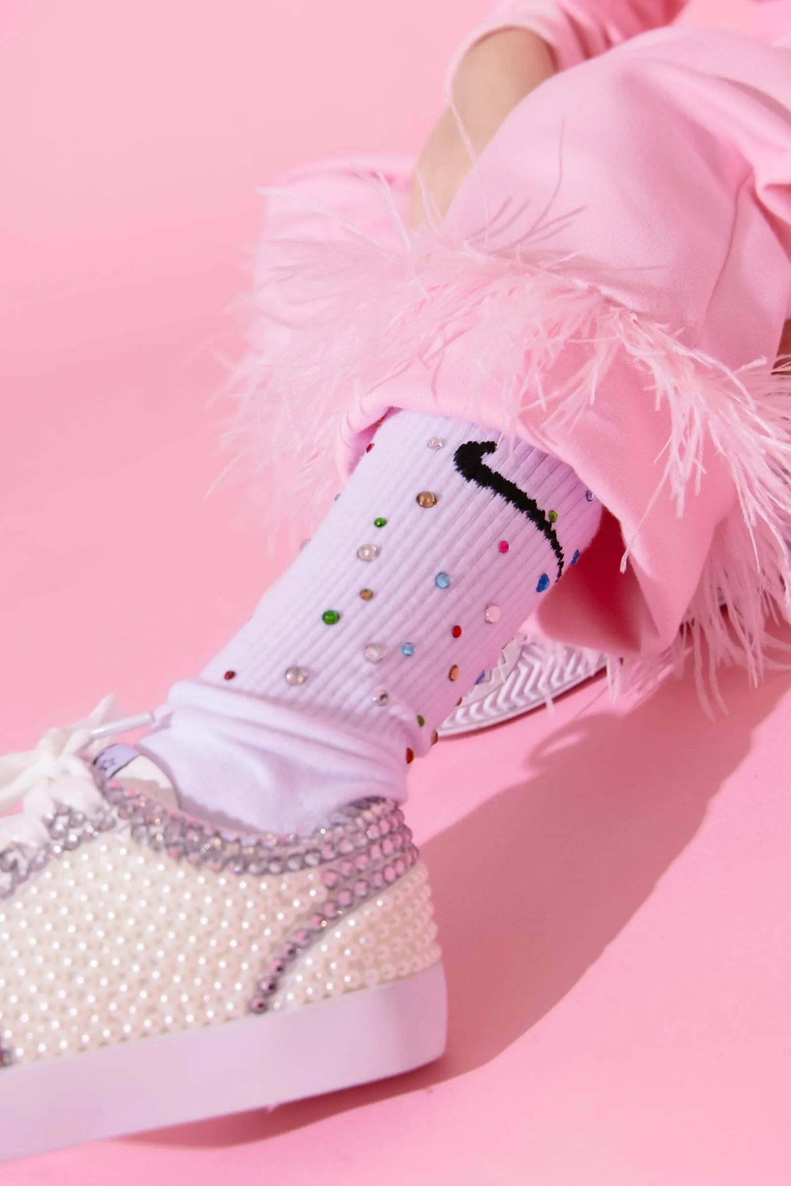 Pretty in Pink Feather Athletic Set