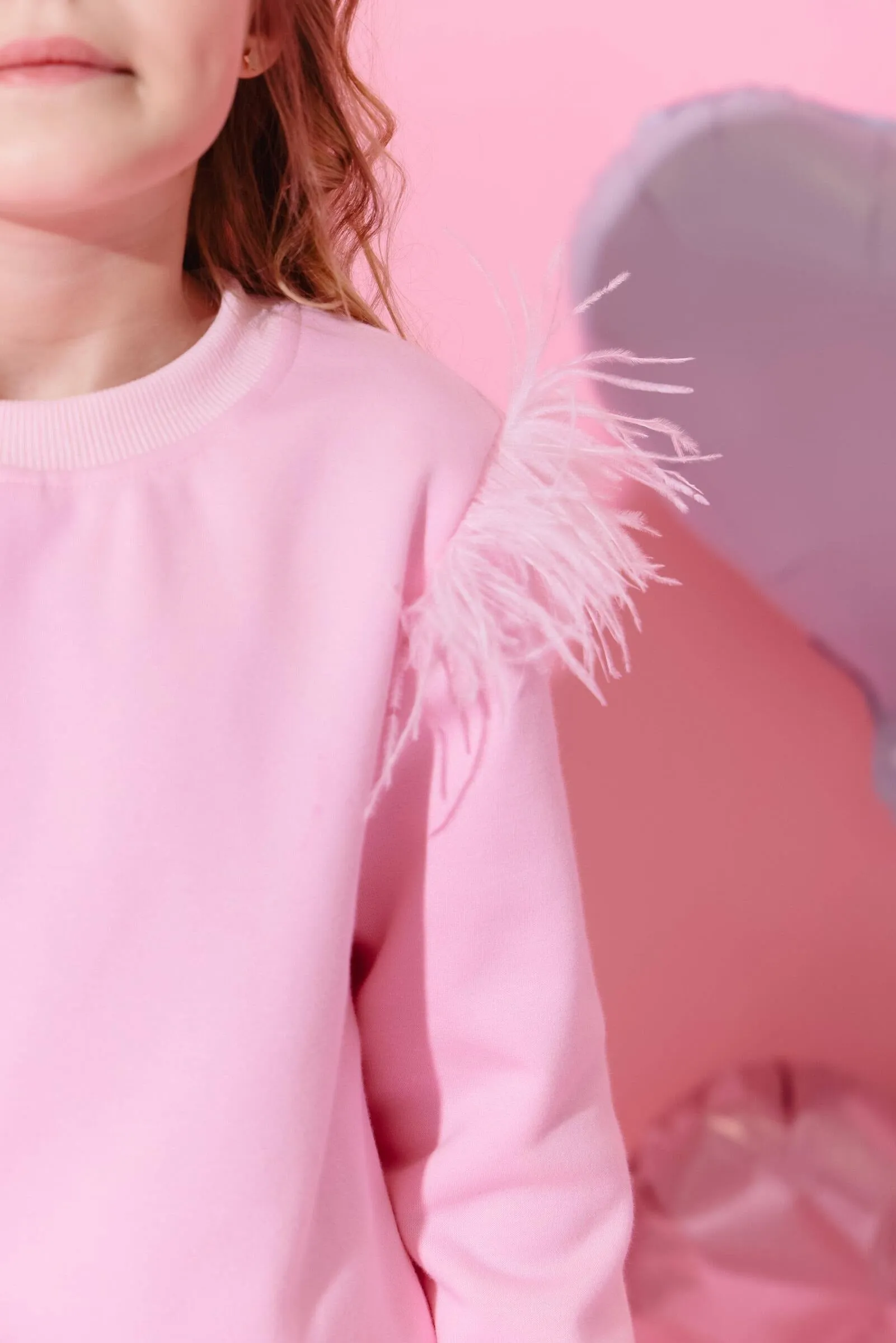 Pretty in Pink Feather Athletic Set