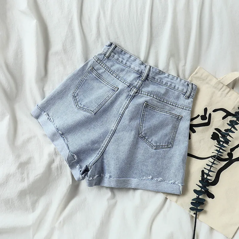 "PLUS SIZE CHIC CASUAL" DENIM SHORTS Y041009