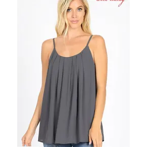 Raising The Stakes Camisole- Gray
