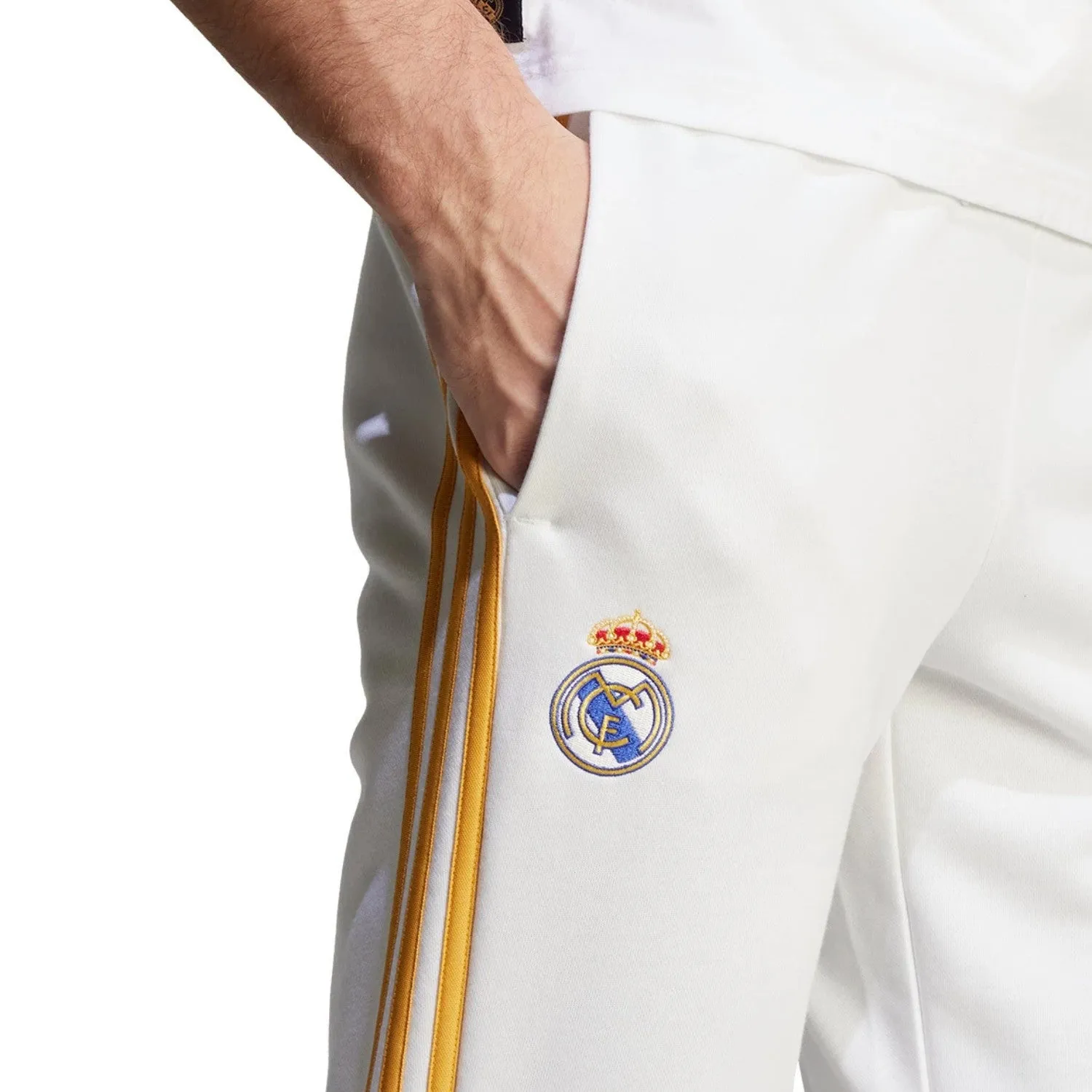 Real Madrid white Casual 3S presentation tracksuit 2023/24 - Adidas