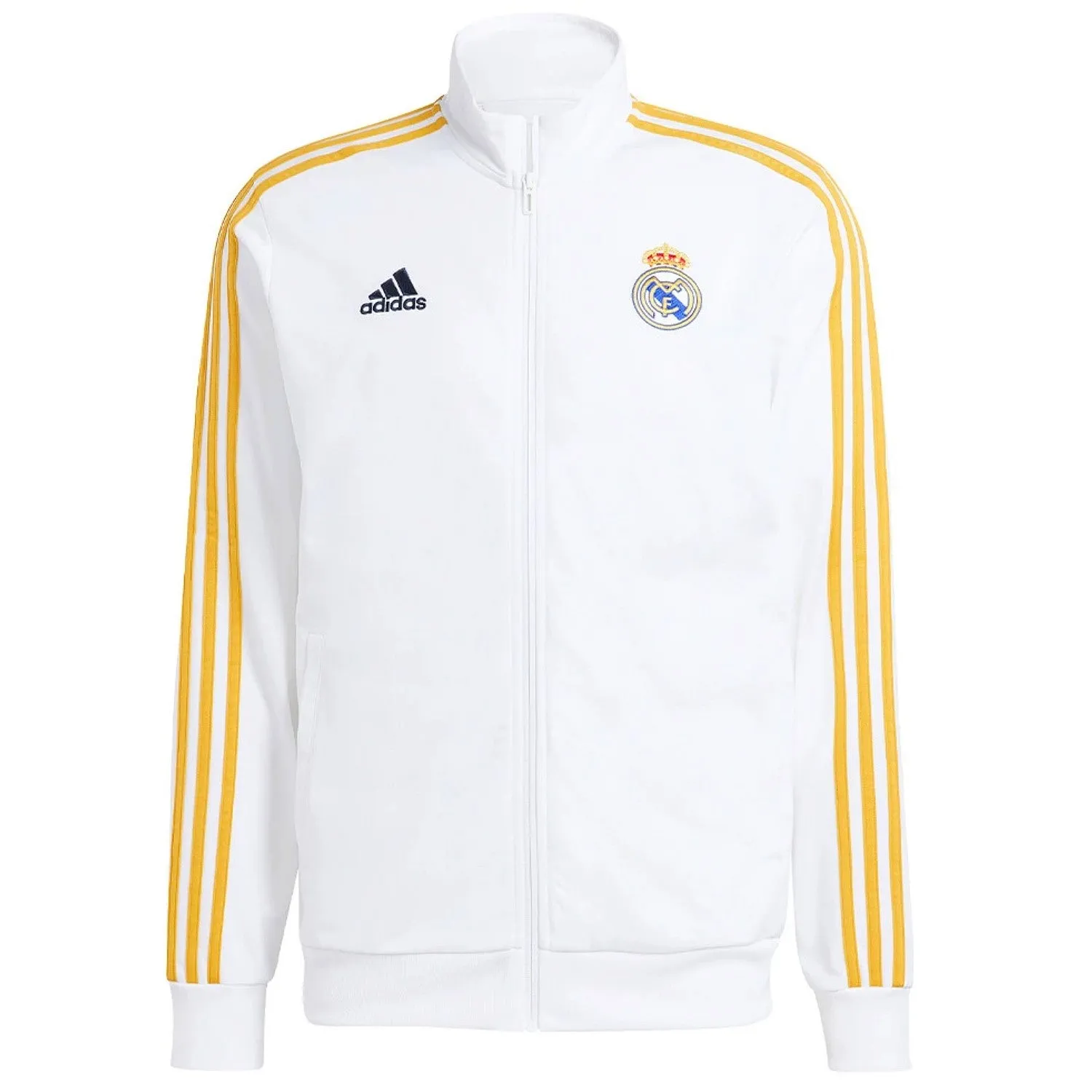Real Madrid white Casual 3S presentation tracksuit 2023/24 - Adidas