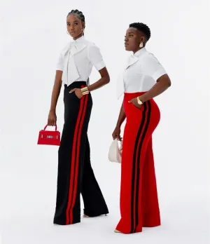 Red Stripe Pants