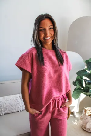 Relax & Reset Top • Rose Pink