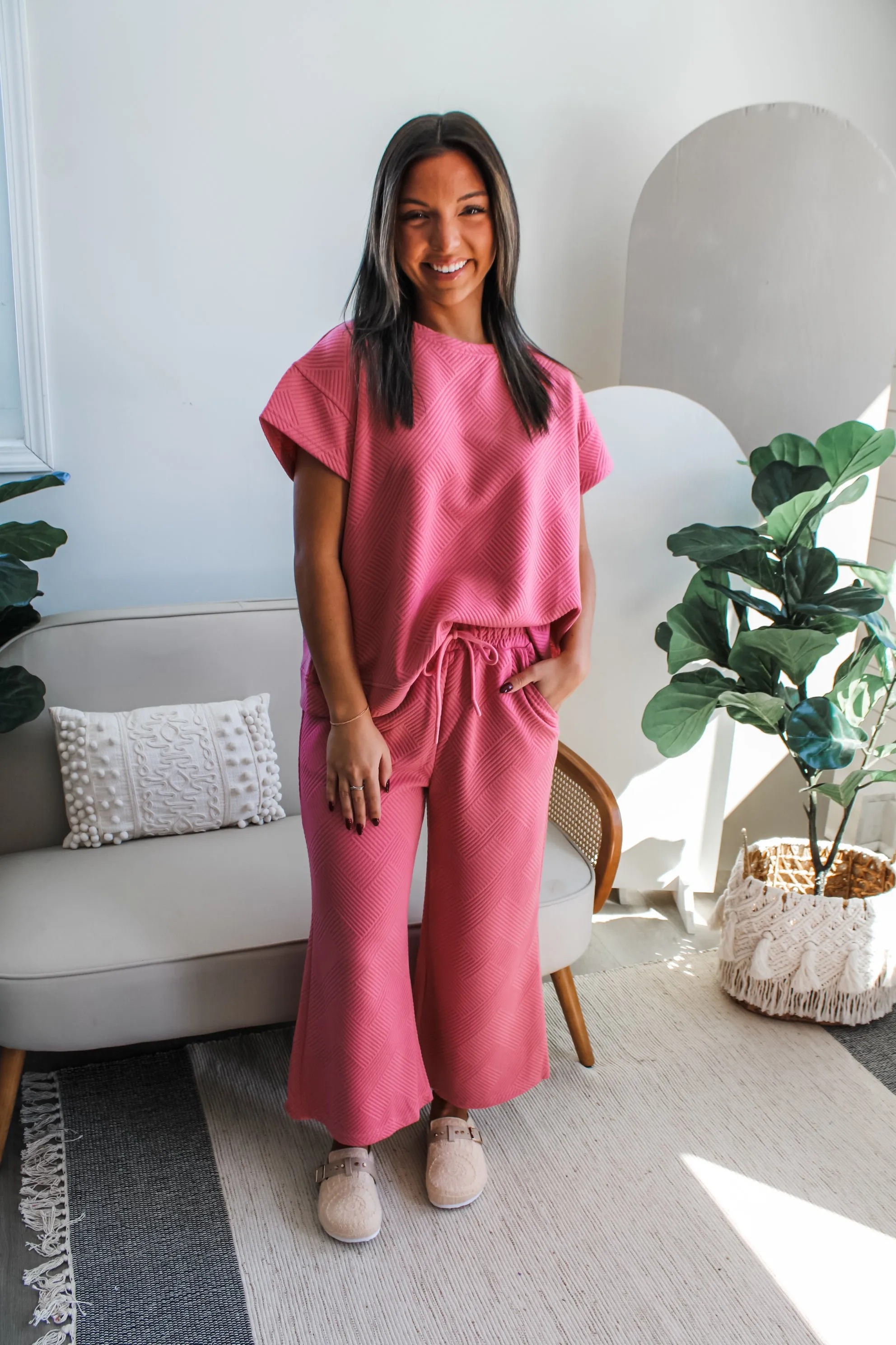 Relax & Reset Top • Rose Pink