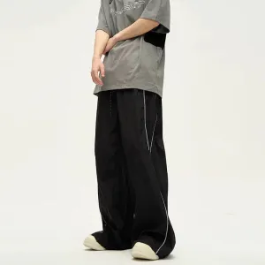 Relaxed Fit Nylon Track Pants