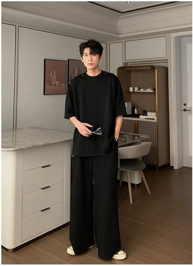 Relaxed Fit T-shirt & Track Pants