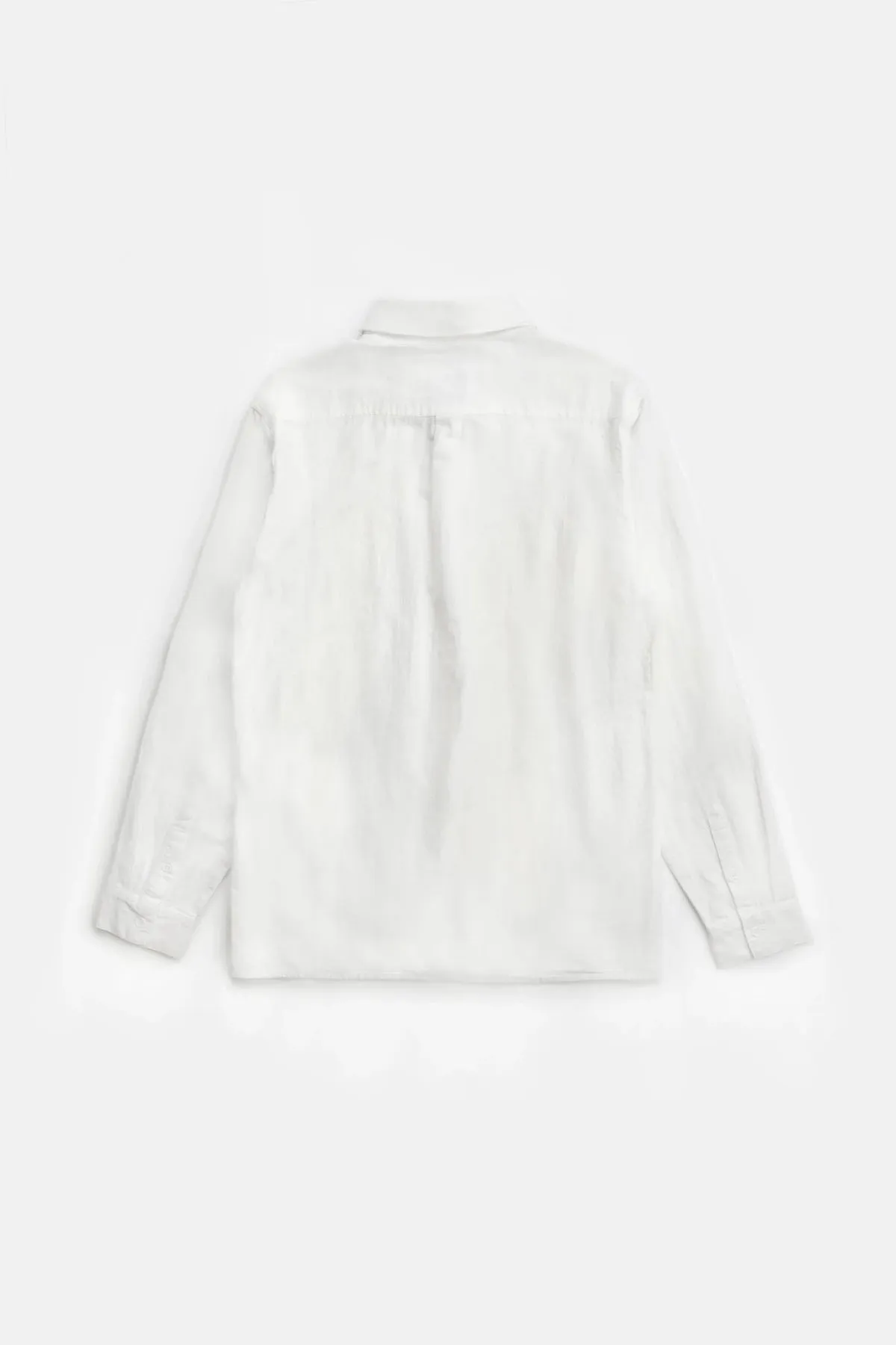 Rhythm Classic LS Linen Shirt - White