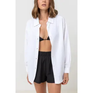 RHYTHM CLASSIC OVERSIZED SHIRT WHITE