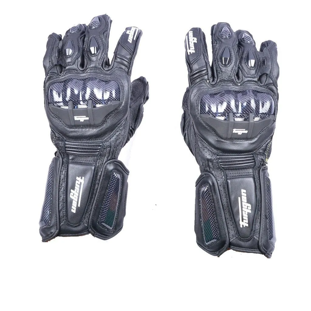 R.J.VON - Racing Bike Riding High Specification Sport Gloves (Black,Size - XL)