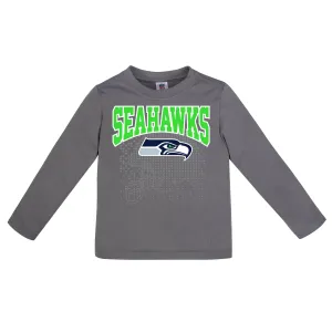 Seattle Seahawks Boys Long Sleeve Tee Shirt