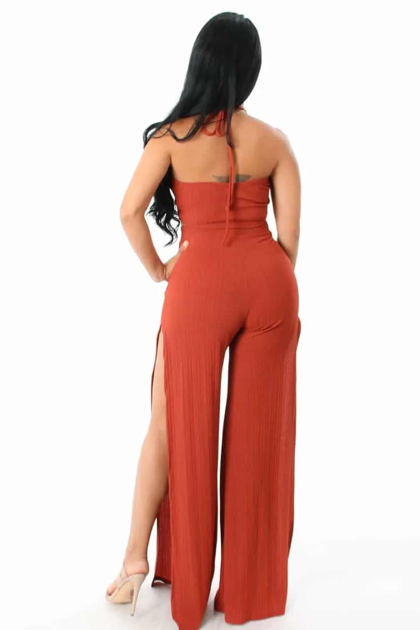 SEXY CASUAL SOLID SLEEVELESS TWO PIECES