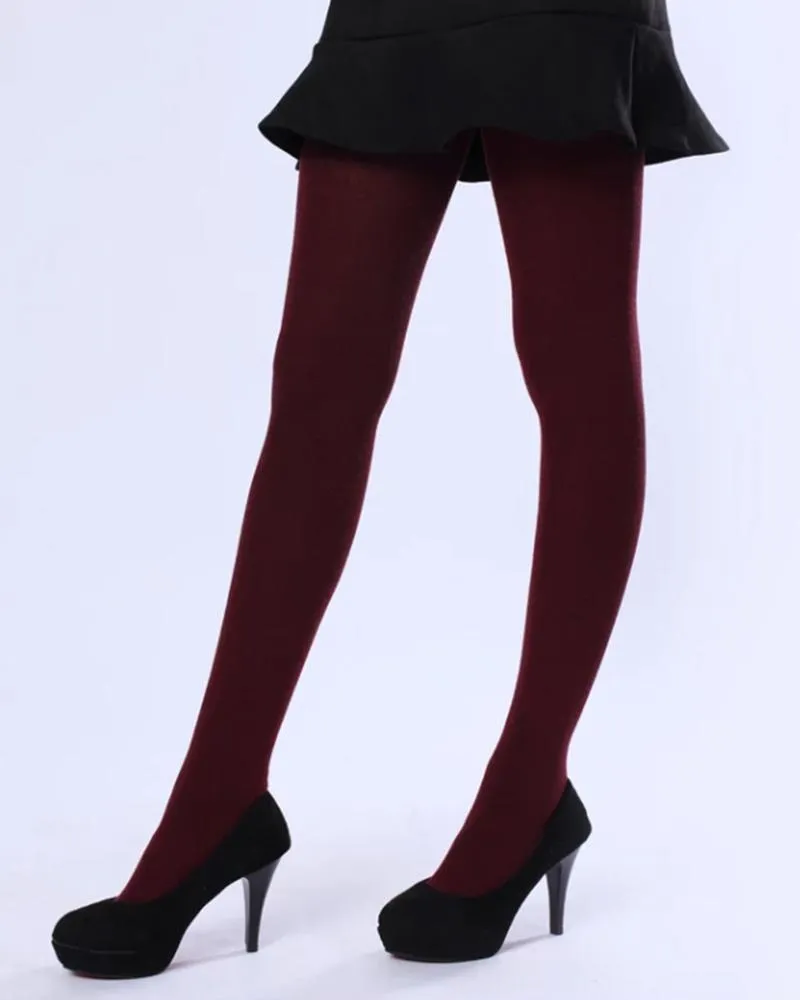 Sexy Maroon Tights & Stretchable Leggings for Ladies - TM1001