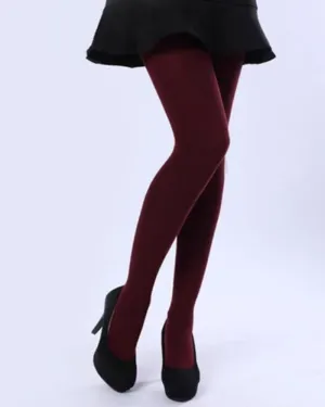 Sexy Maroon Tights & Stretchable Leggings for Ladies - TM1001
