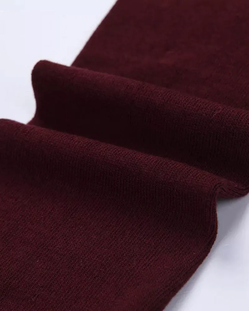 Sexy Maroon Tights & Stretchable Leggings for Ladies - TM1001