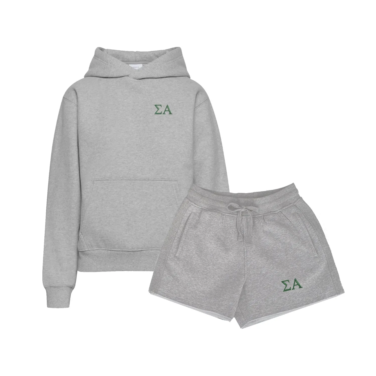 Sigma Alpha Fave Fit Hoodie & Shorts Set