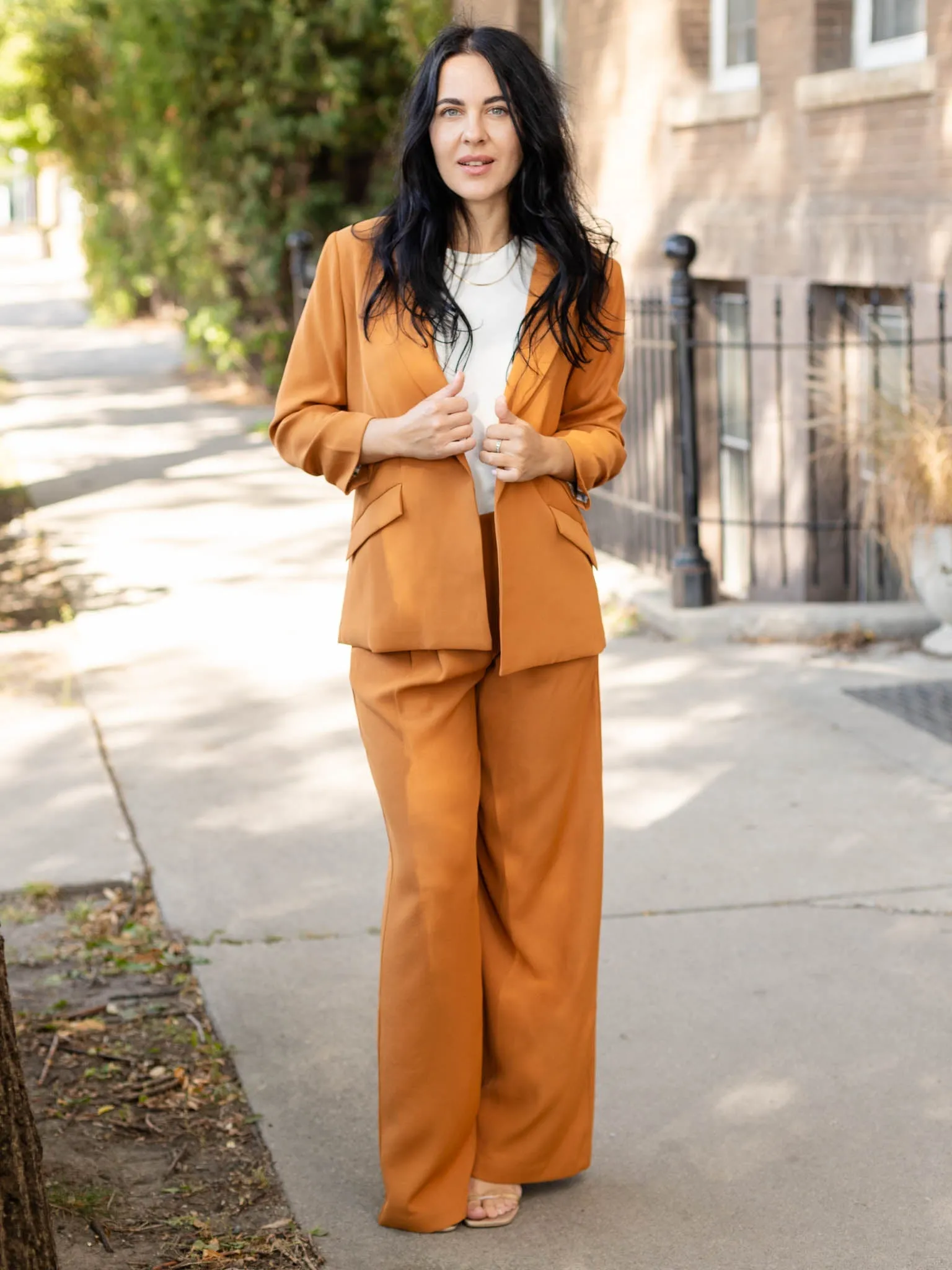 Skies Are Blue Recycled Wide Leg Pants