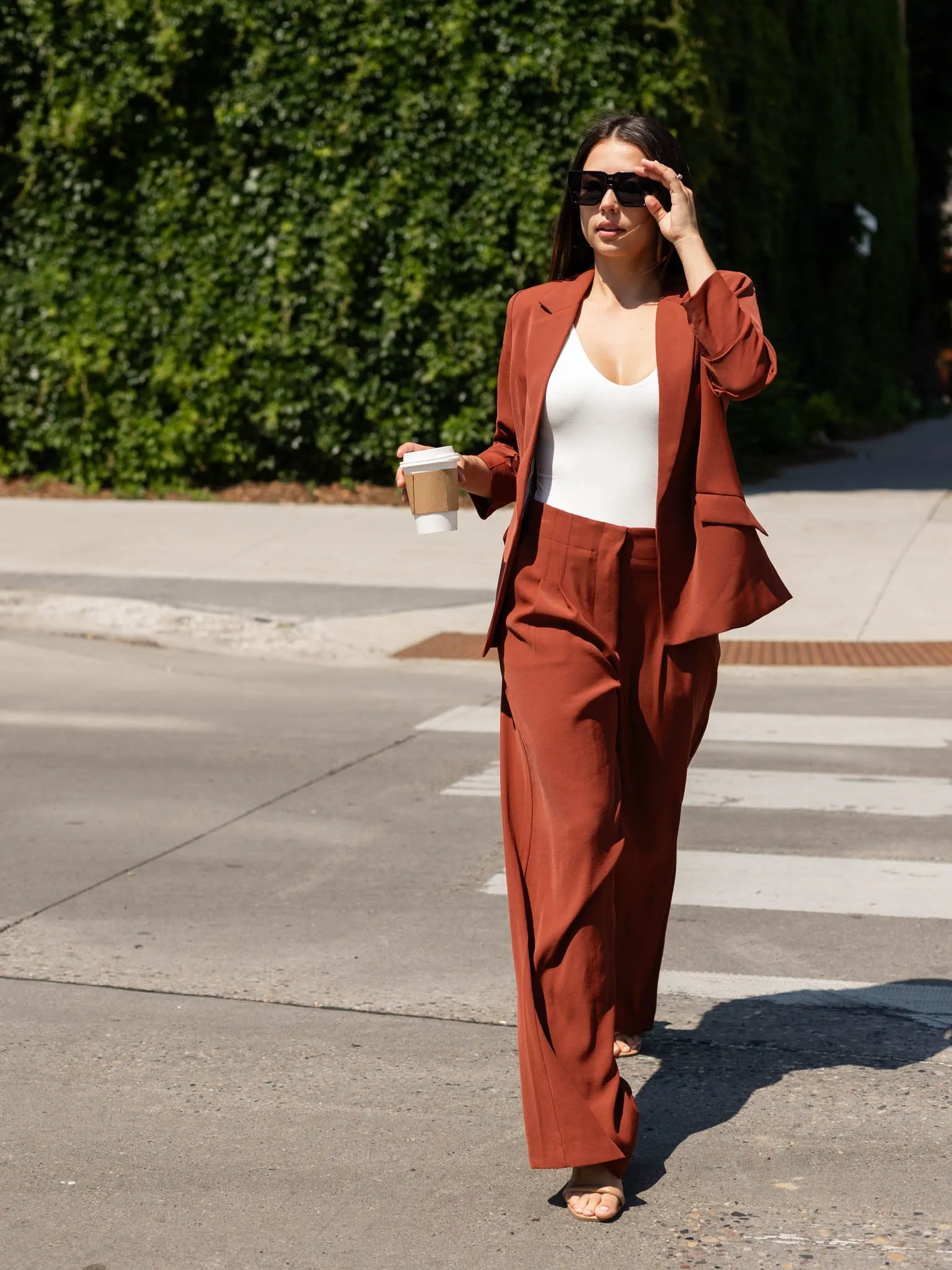 Skies Are Blue Recycled Wide Leg Pants