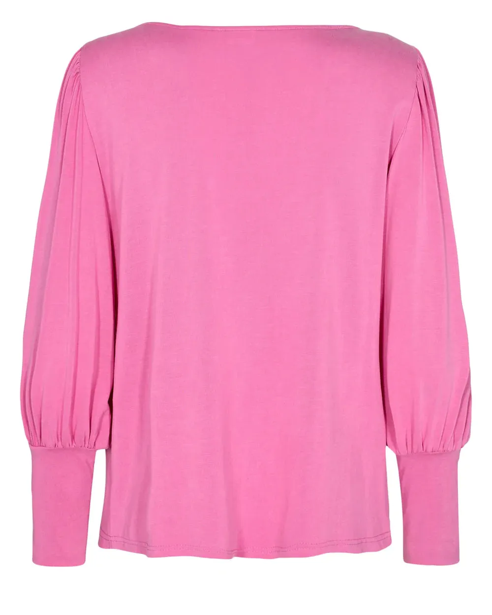 Sofia Jersey Blouse in Strawberry Moon