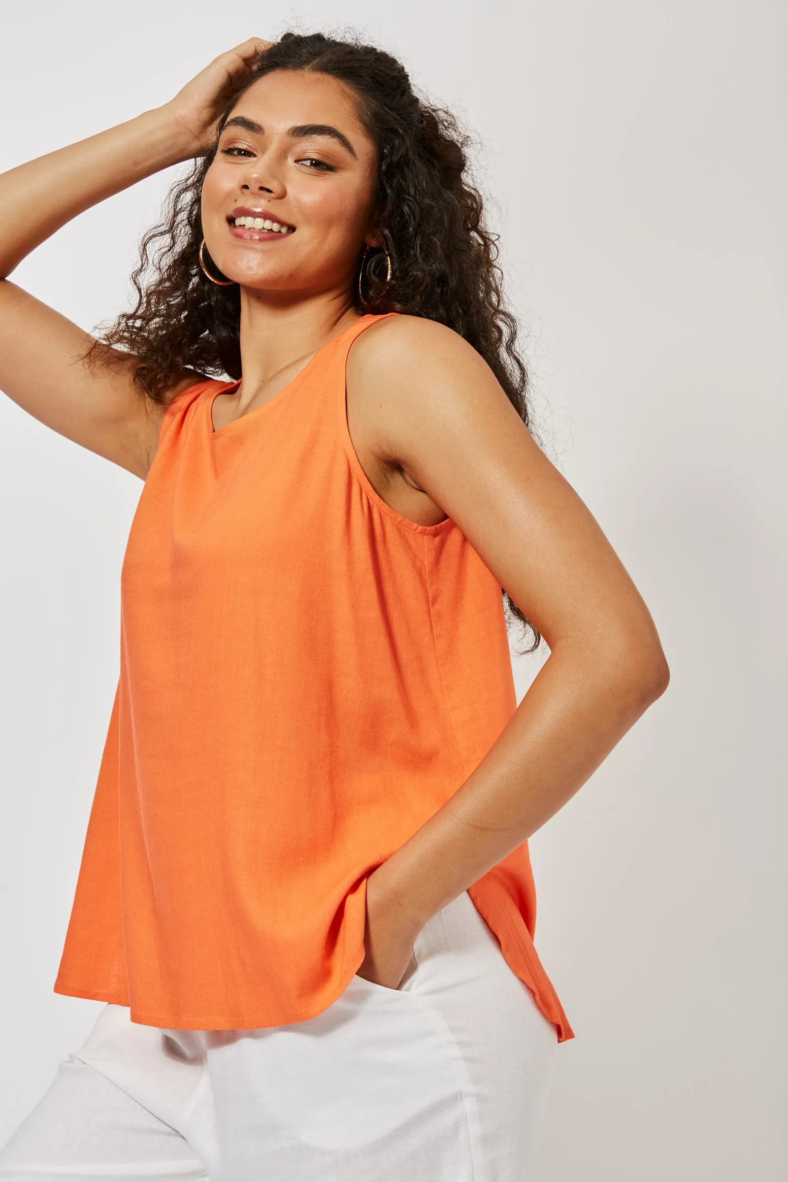 St Barts Tank in Tangelo by Haven