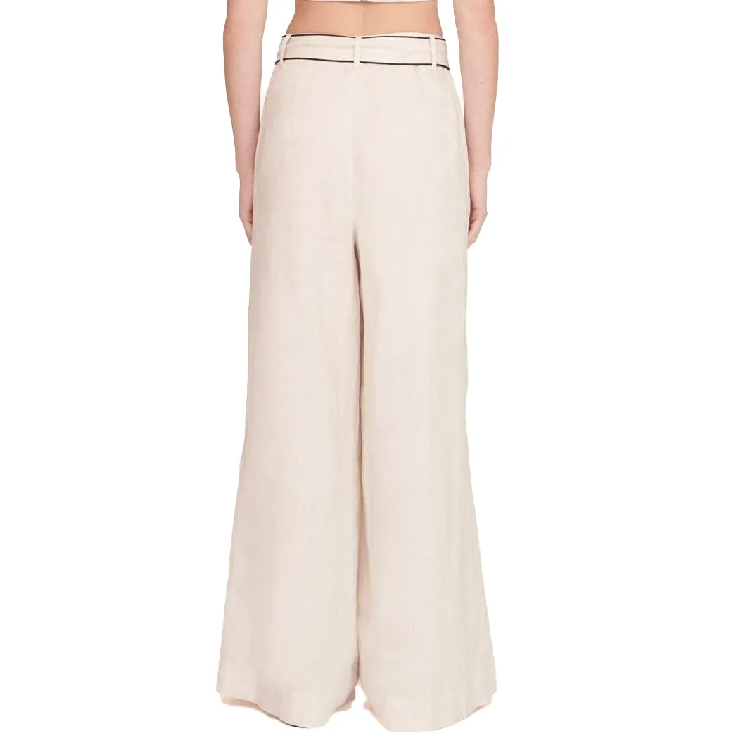 Staud Eris Natural Linen pant