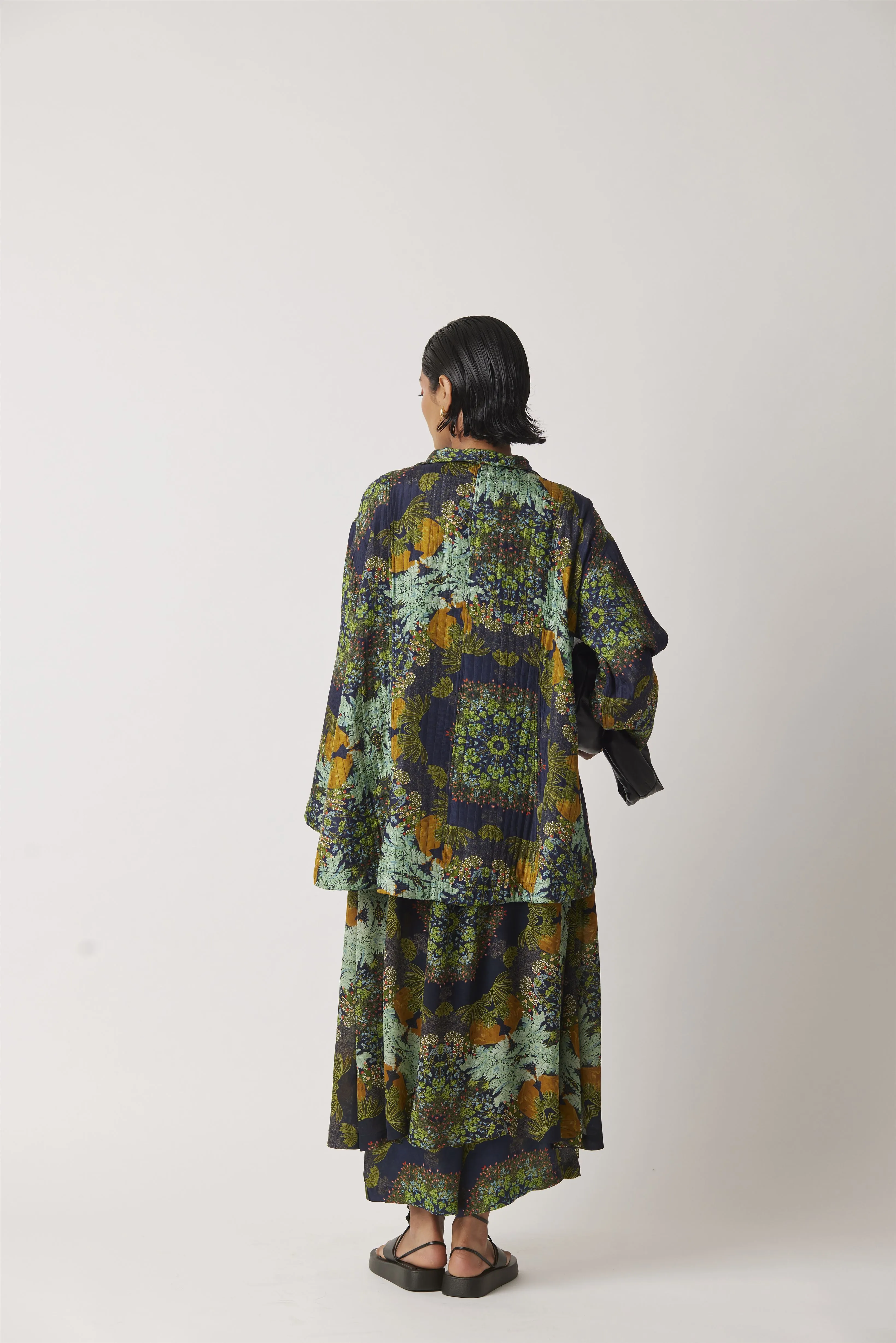 Summer Pant Culotte Moss Crepe Accord-Kaleidoscope Story-Fashion Edit-Yc14P-99 Yc14Kl-04-Yavi