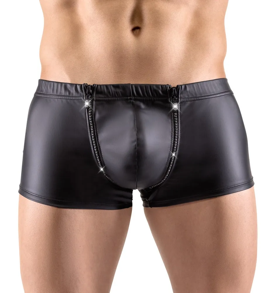 Svenjoyment Rhinestone Shorts Black