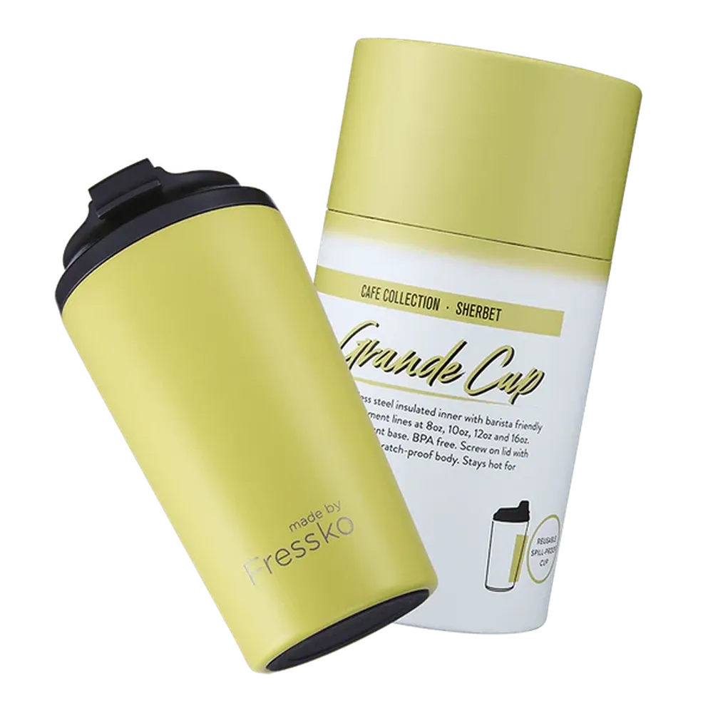 The 'Grande' 16oz Insulated Coffee Cup, from Fressko