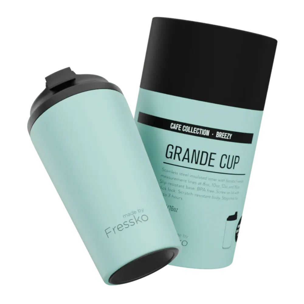 The 'Grande' 16oz Insulated Coffee Cup, from Fressko