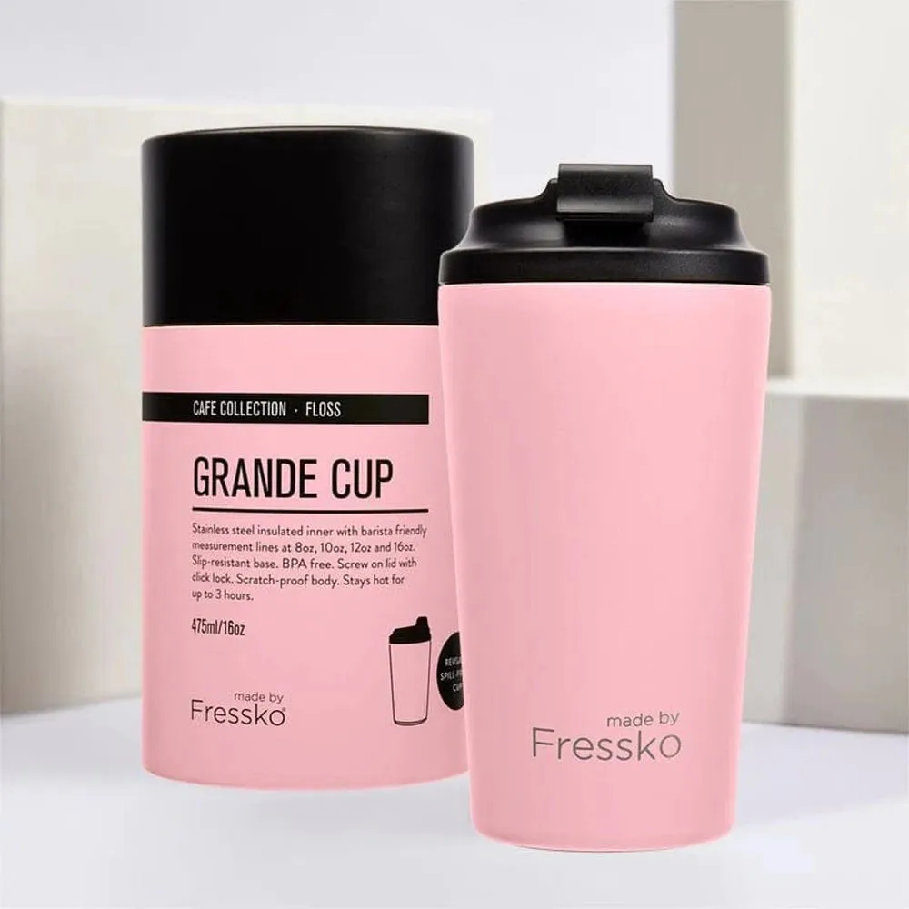 The 'Grande' 16oz Insulated Coffee Cup, from Fressko