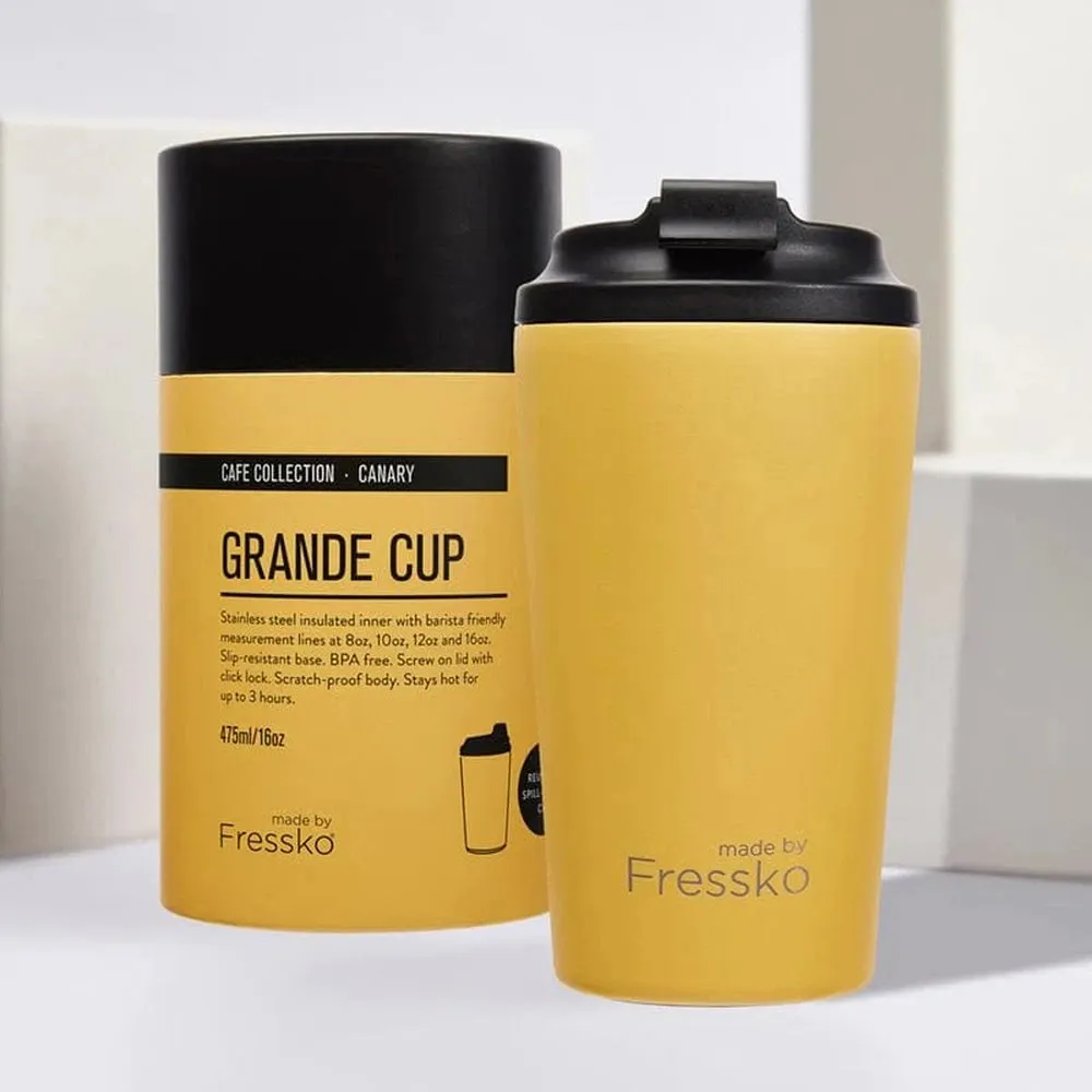 The 'Grande' 16oz Insulated Coffee Cup, from Fressko