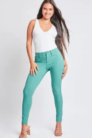 Tyla Mint Hyperstretch Mid-Rise Skinny Pants - Online Exclusive