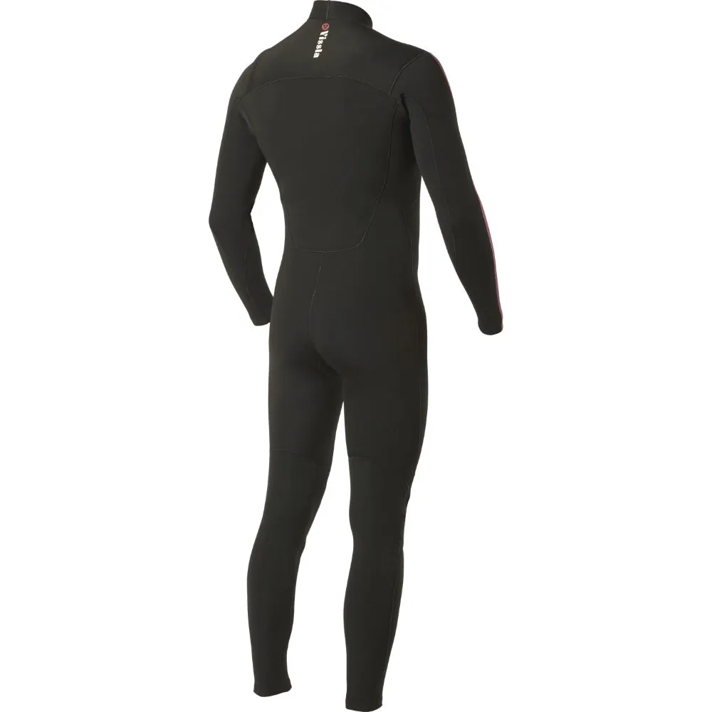 VISSLA 7 SEAS GADOO 3/2 CHEST ZIP BLACK