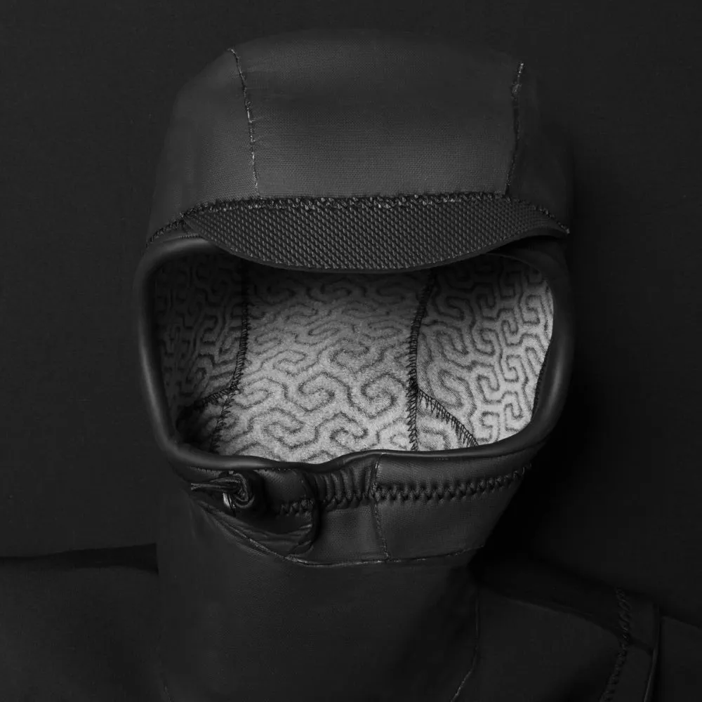 VISSLA NORTH SEAS 5.5/4.5 HOODED CHEST ZIP BLACK
