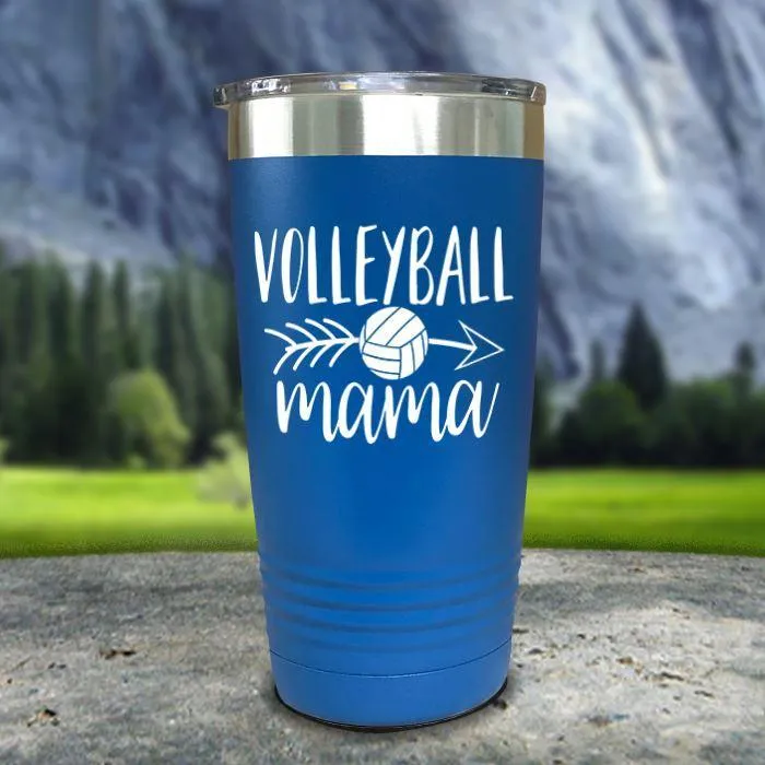Volleyball Mama Color Printed Tumblers
