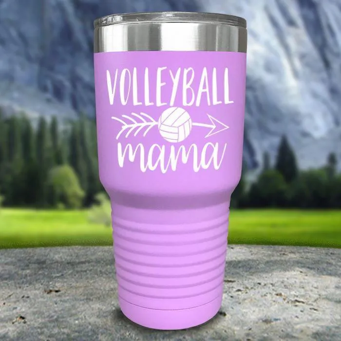 Volleyball Mama Color Printed Tumblers
