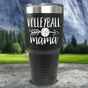 Volleyball Mama Color Printed Tumblers